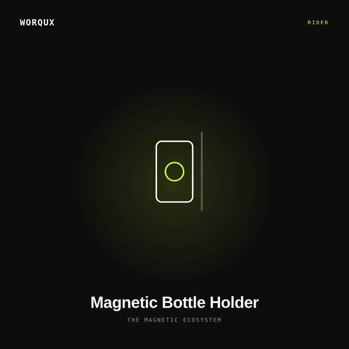 WORQUX Magnetic Bottle Holder