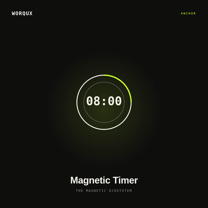 WORQUX Magnetic Timer
